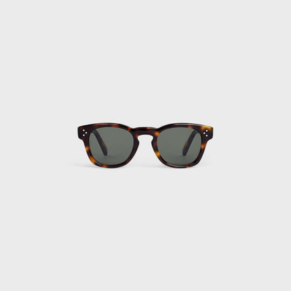 Black Frame 42 Sonnenbrille aus Acetat in Dunkel-Havanna