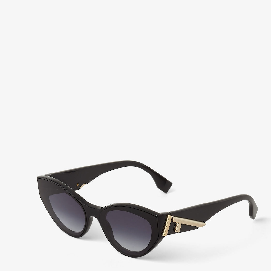 First Sonnenbrille aus schwarzem Acetat für Damen