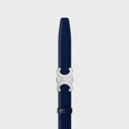 Triomphe Schnalle & Wendegürtel 25 mm Navy für Herren