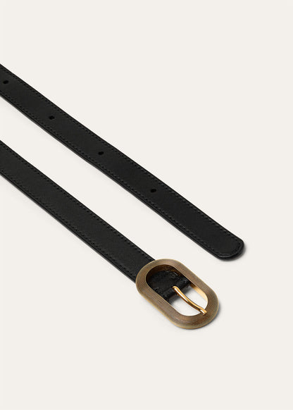Gürtel Guilloché Black/Gold Finishing Damen