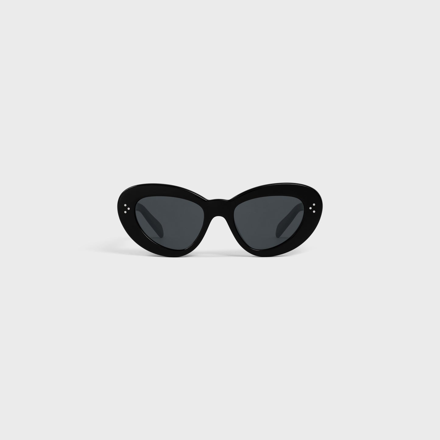 Schmetterlings-S320 Sonnenbrille aus schwarzem Acetat für Damen
