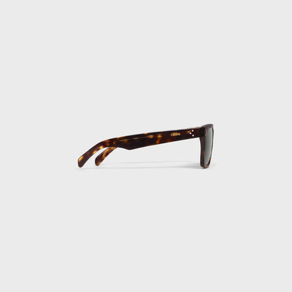 Black Frame 45 Sonnenbrille aus Acetat in Karamell-Havanna