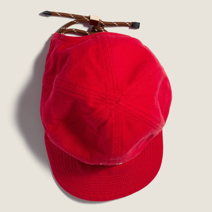 Red/Tobacco Denim Baseball Cap