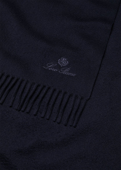 Extra Large Plain Scarf Navy Blue