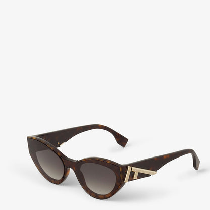 First acetate sunglasses Havana for women