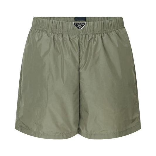 Badehose aus technischem Gewebe Militärgrün