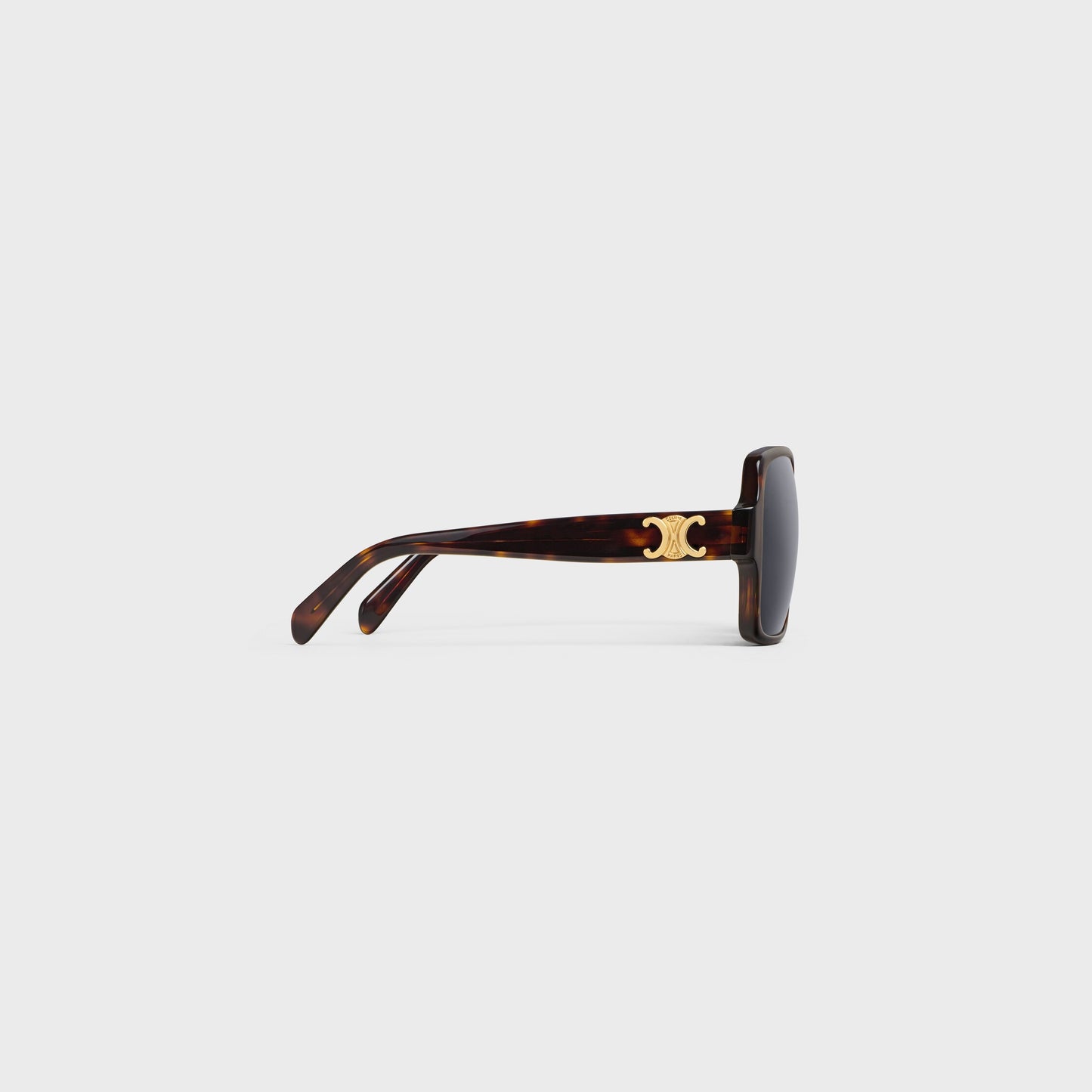 Triomphe 16 Sonnenbrille aus Acetat in Rot-Havanna für Damen