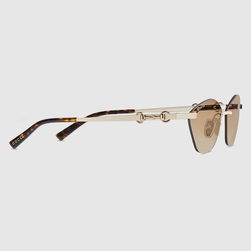 Sonnenbrille Cat-Eye Gold