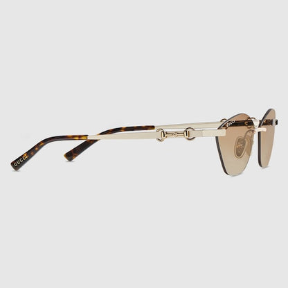 Sonnenbrille Cat-Eye Gold