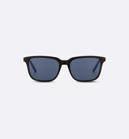Rechteckige Sonnenbrille Tag SU Schwarz Herren