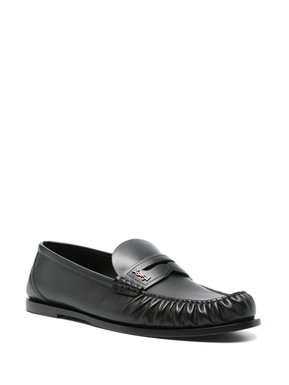 Loafer aus schwarzem Leder
