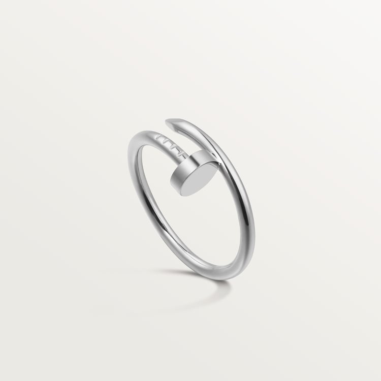 Ring Juste un Clou in Weißgoldfarbe