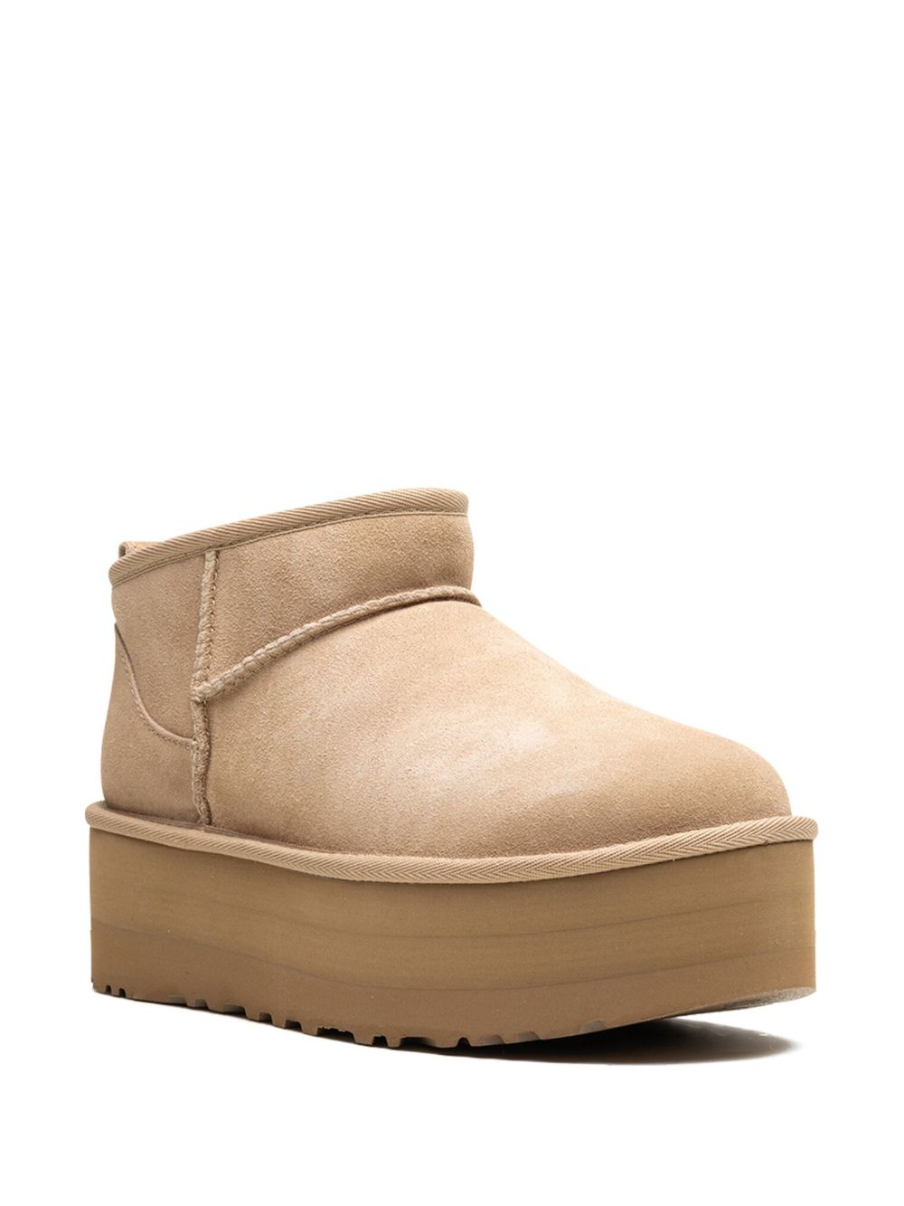 Classic Ultra Mini Plateau „Sand“ Stiefeletten