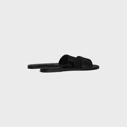 Coast casual mules in black lambskin