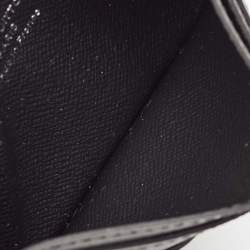 Black Epi-leather card case Neo