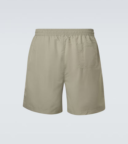 Badehose mit elastischem Bund und Kordelzug Grün