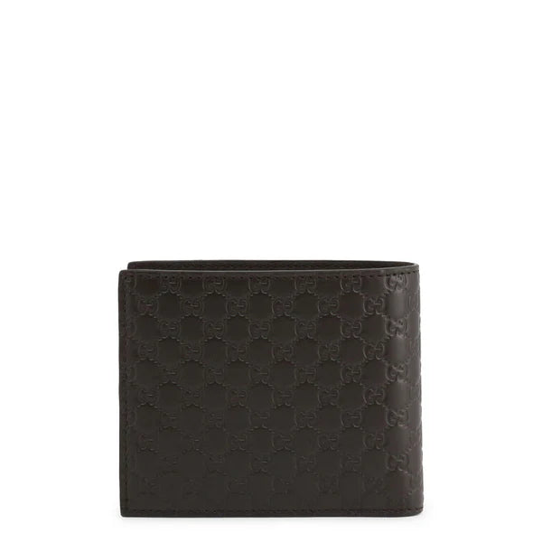 GG Bifold-Geldbörse für Herren aus schwarzem Leder