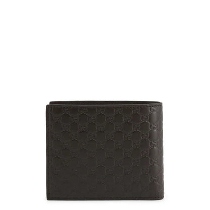 GG Bifold-Geldbörse für Herren aus schwarzem Leder
