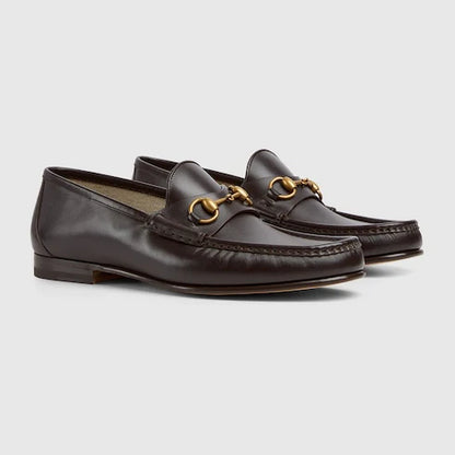 Men's moccasin GG Horsebit 1953 dark brown