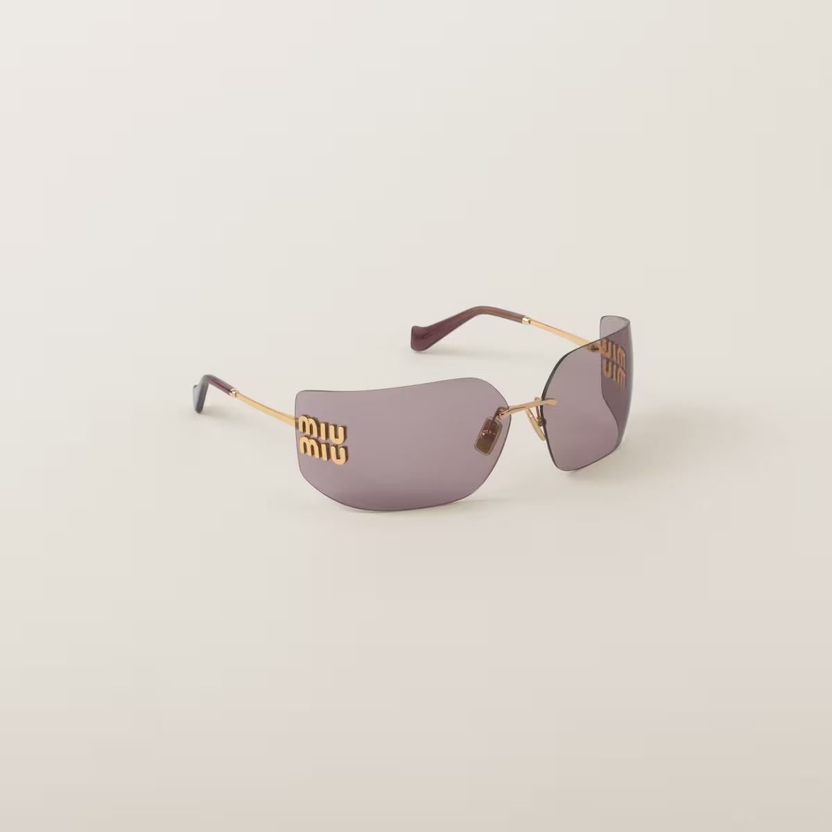 Sonnenbrille Aube mit Malvenfarbene Gläser große Ausführung