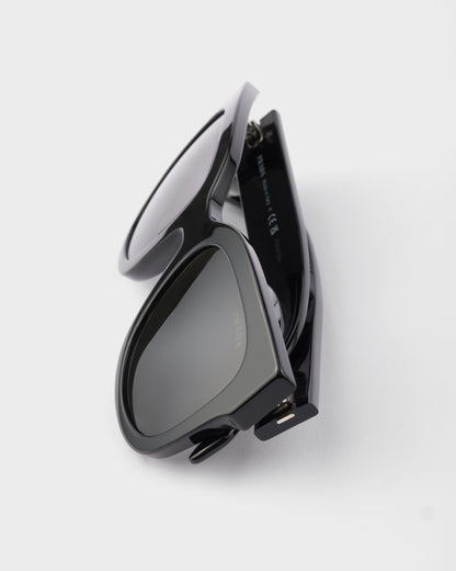 Oversized Sonnenbrille Schwarz