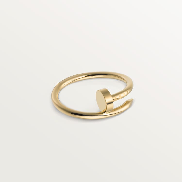 Juste un Clou ring in gold tone