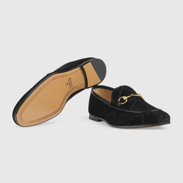 Men's GG Jordaan moccasin in GG velvet
