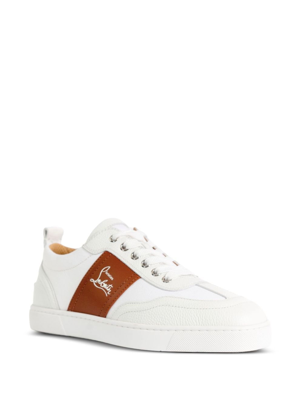 Retero Low-Top-Sneaker weiß/gold