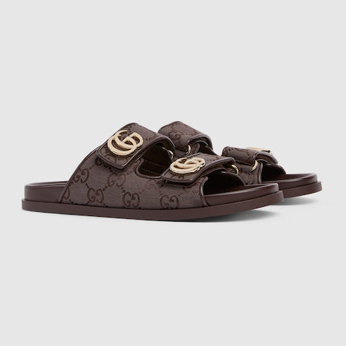 Damen-Sandalen mit Doppel-G
