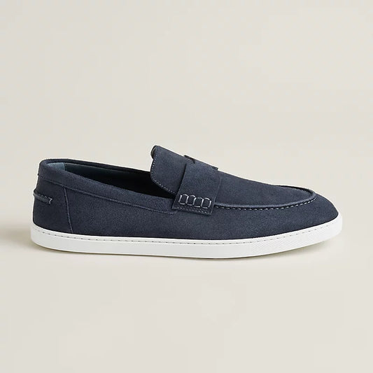 Job Loafer Dark Blue Suede