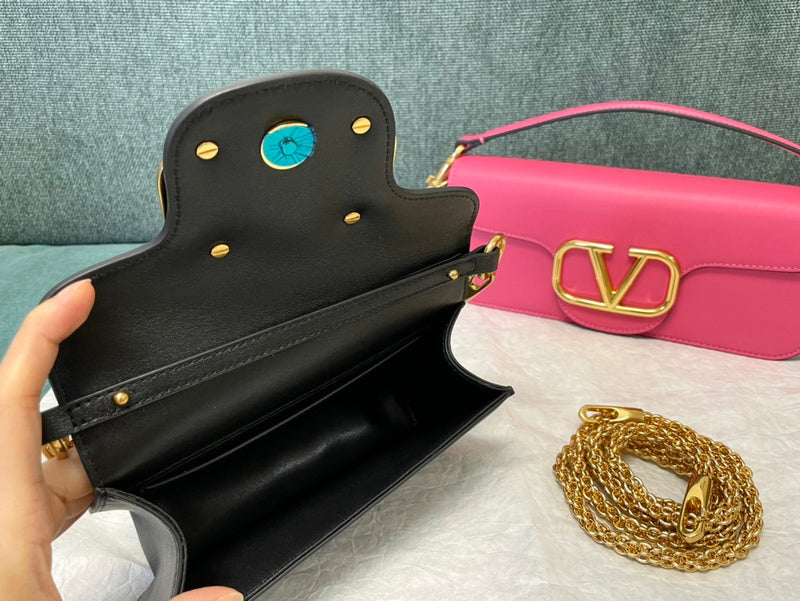 Locò Schultertasche aus Kalbsleder Schwarz