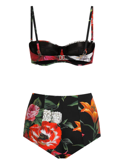 Bikini-Set mit floralem Print