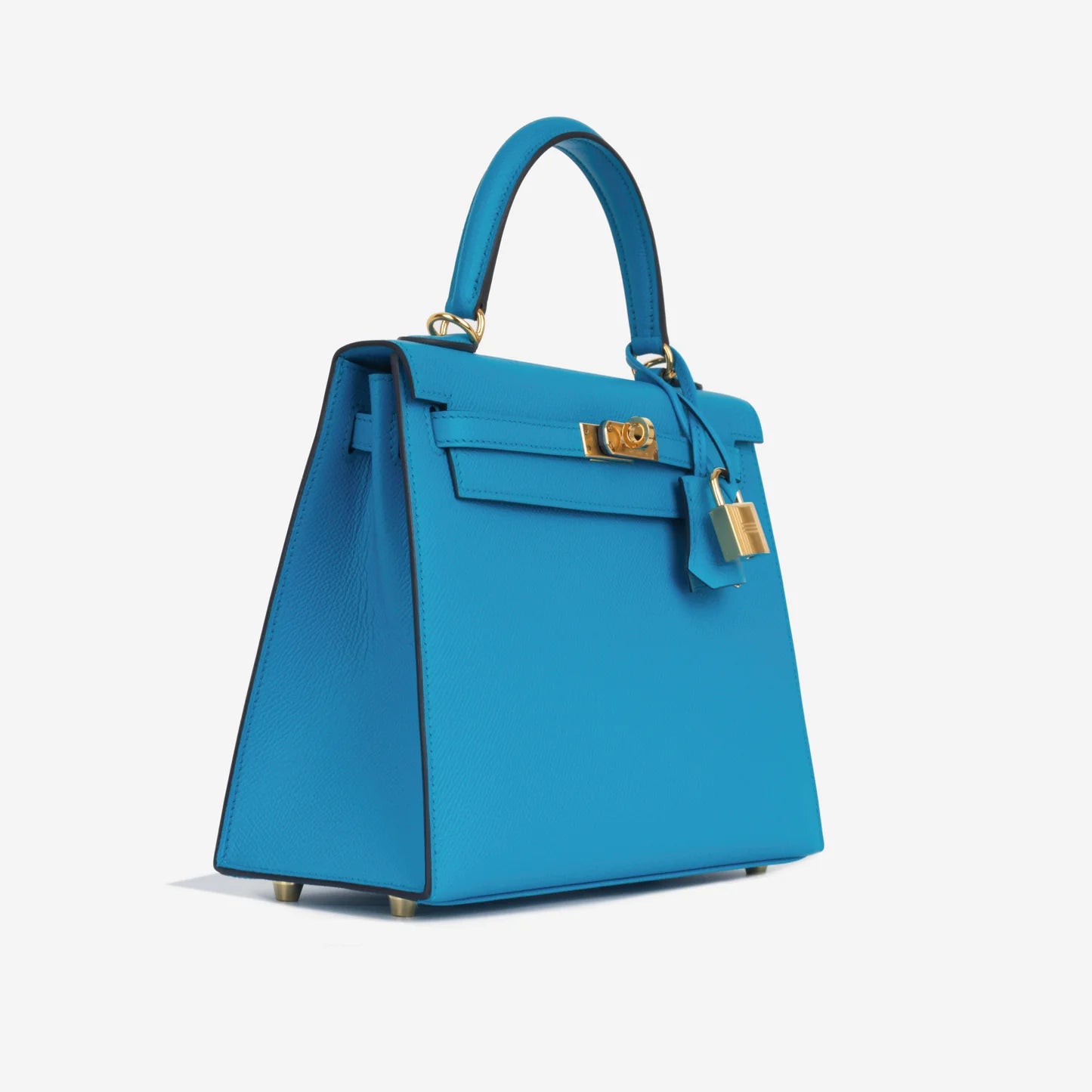 Kelly 25 Sellier Bleu Frida Epsom