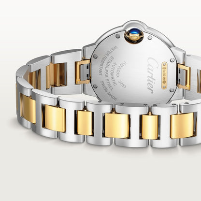 Ballon Bleu Uhr aus Silber/Gold