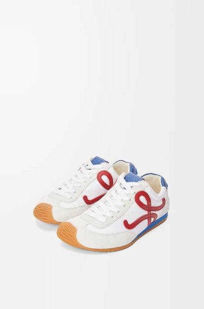 Ballet Runner 2.0 sneakers in white/red nylon