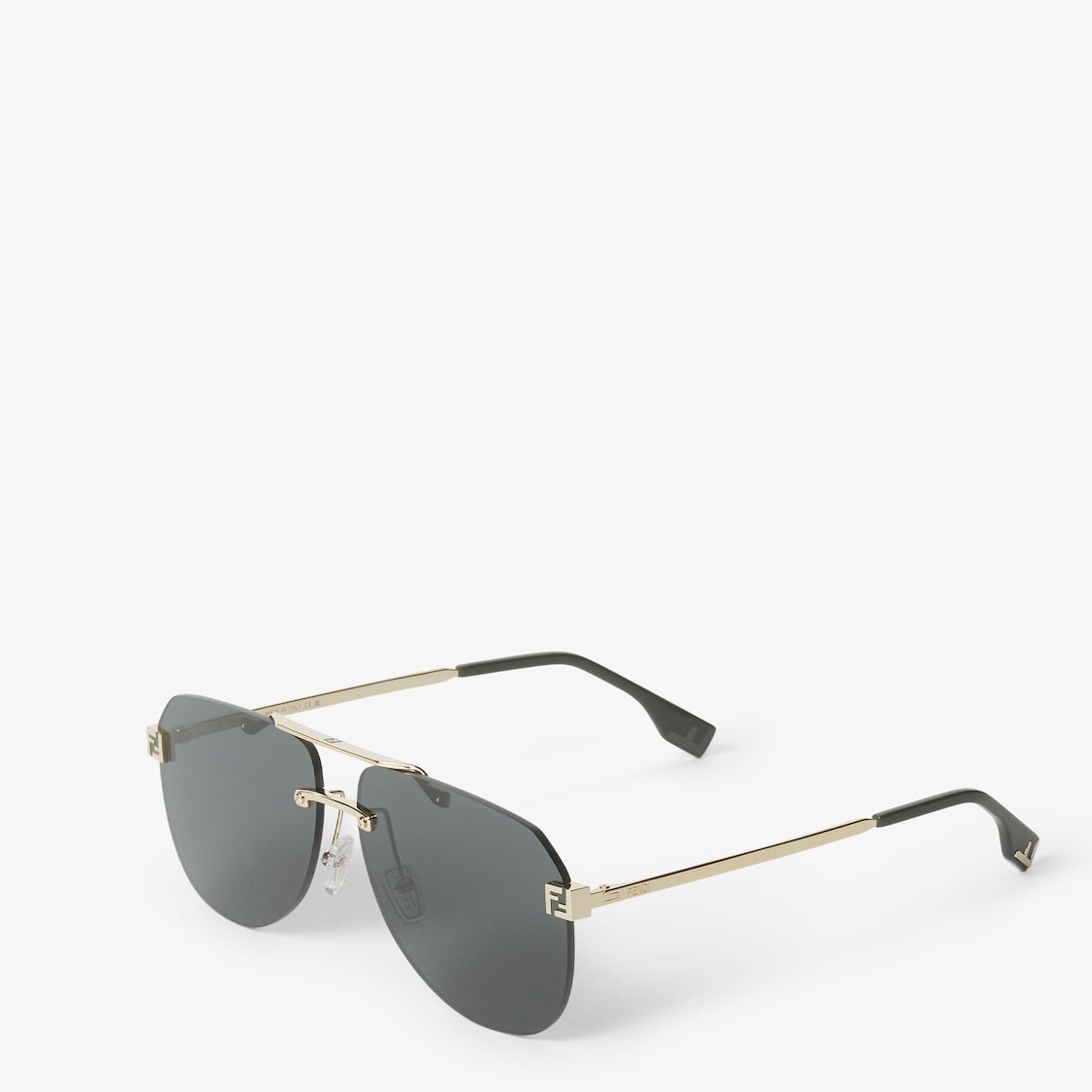 Sky Sonnenbrille aus goldfarbenem Metall für Herren