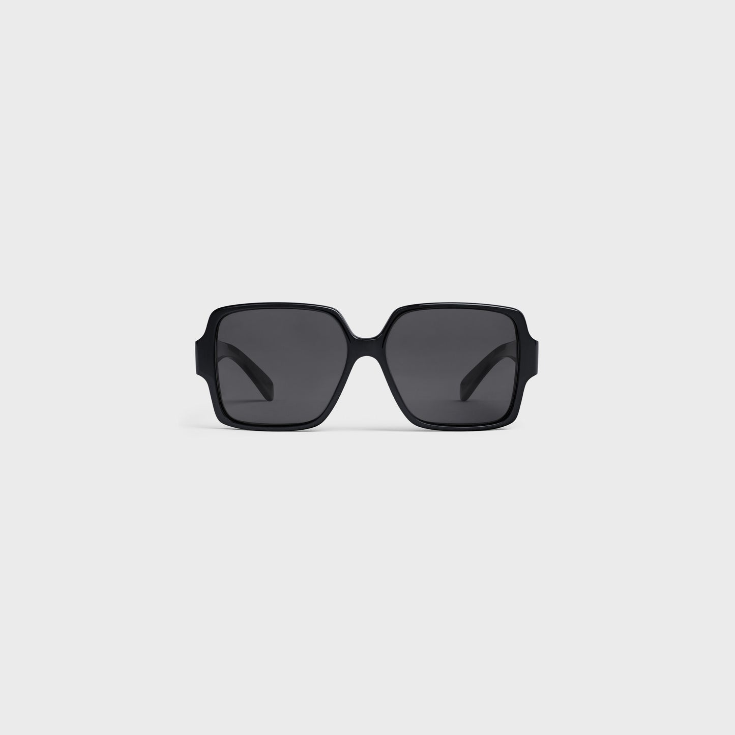 Triomphe 16 Sonnenbrille aus schwarzem Acetat für Damen