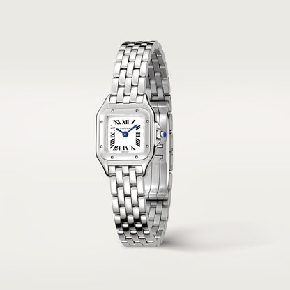 Panthère Uhr Mini-Modell aus Silber