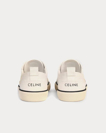 Alan Triomphe Low-Top-Sneakers aus Canvas in Optisch Weiß