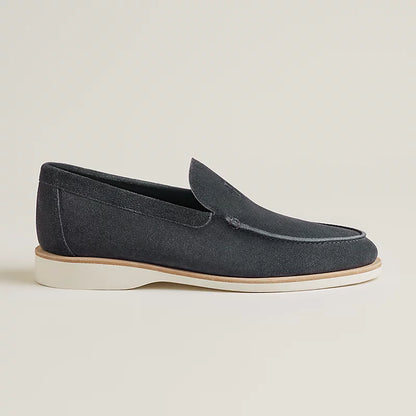 Low Loafer Dunkelgrau Wildleder
