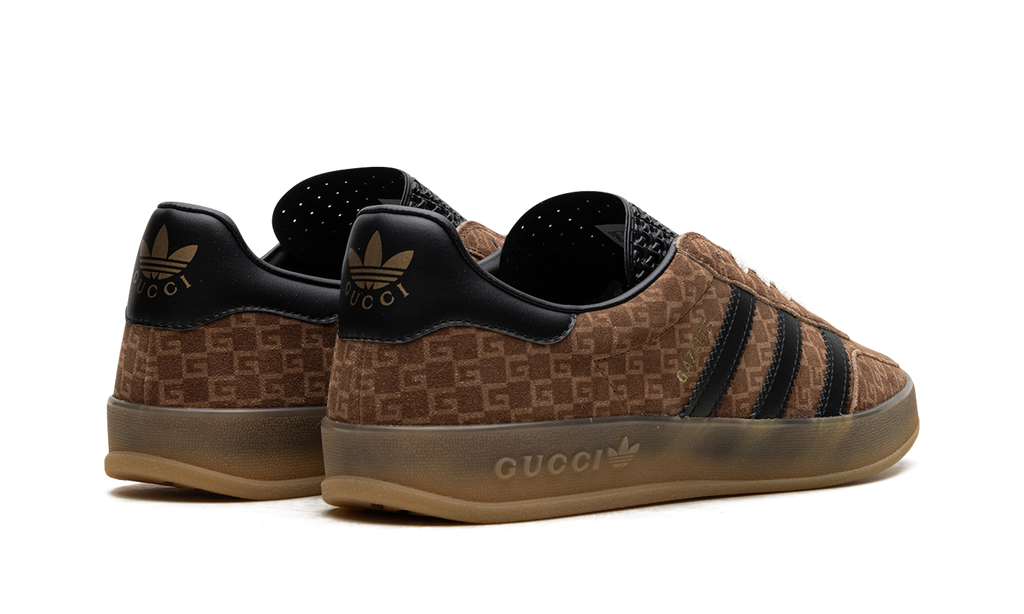 GG x Adidas Gazelle – GG Monogram – Braun