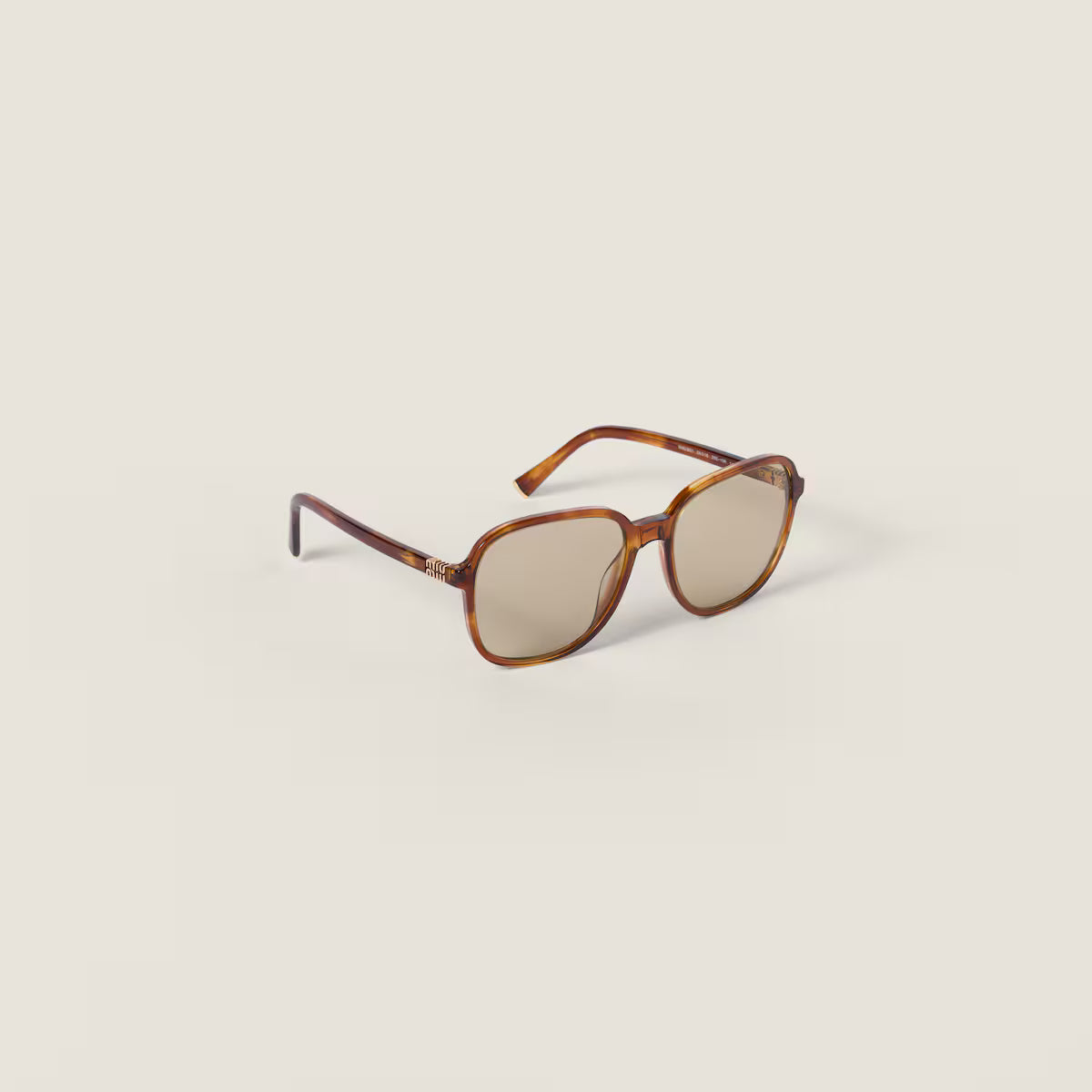 Miu Regard Sonnenbrille Kamillefarbene Gläser