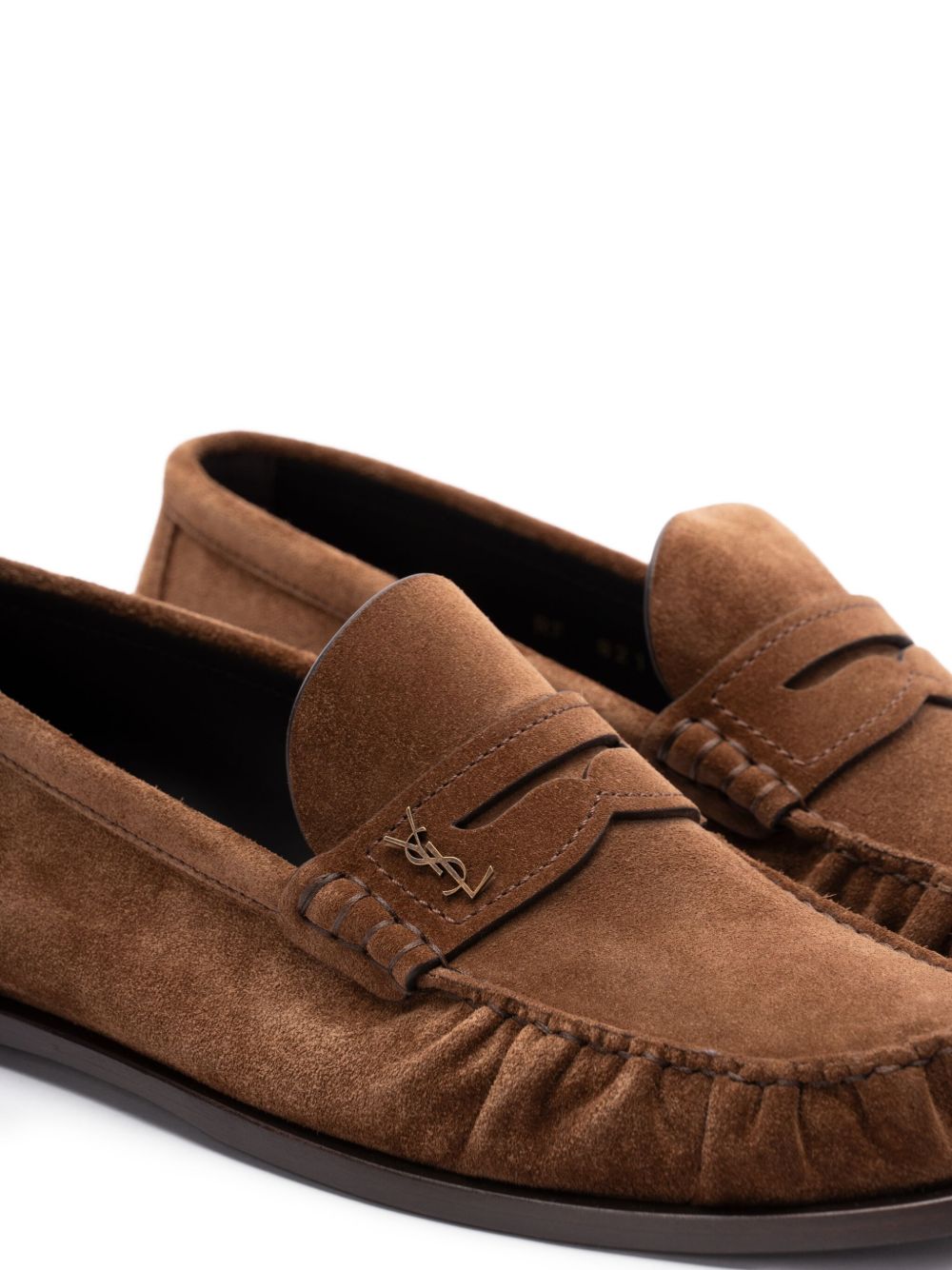 Loafer aus braunem Wildleder