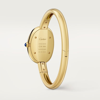 Baignoire Uhr kleines Modell aus Gold