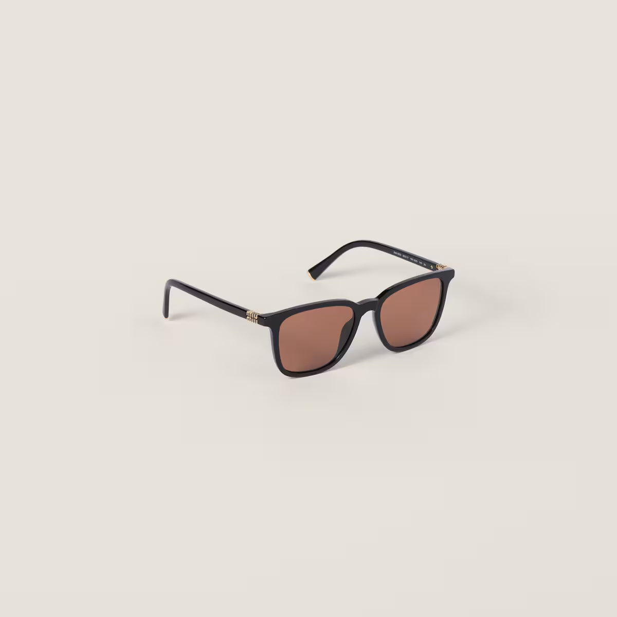 Miu Regard Sonnenbrille Schokoladenbraune Gläser