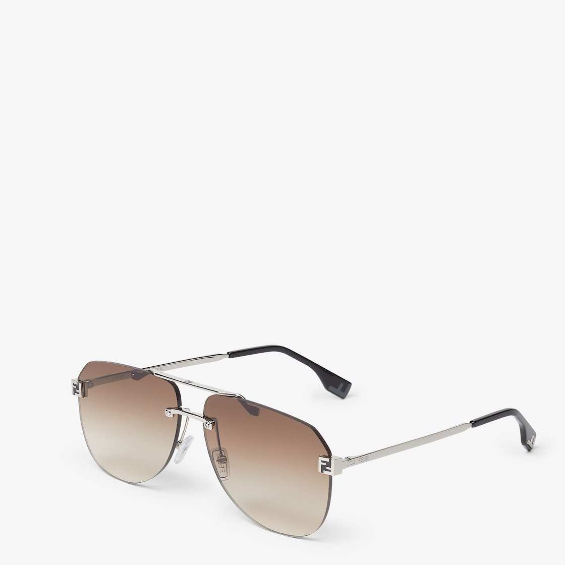 Sky Sonnenbrille aus Palladium-farbenem Metall für Herren