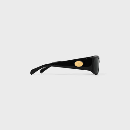 Journey Sonnenbrille aus schwarzem Acetat für Damen