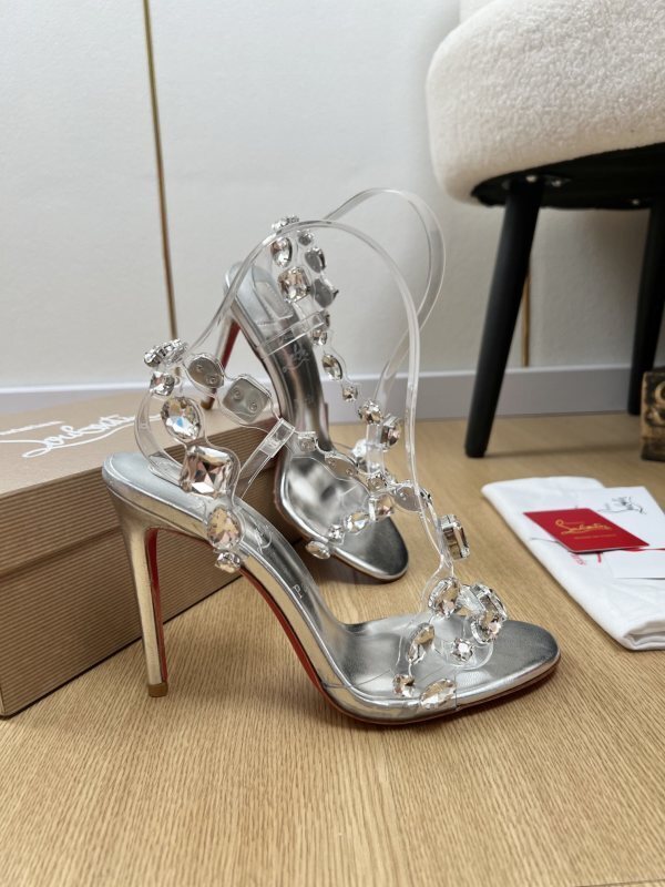 Rosalie Jewel 100 Sandalen mit Kristallverzierung Weiß