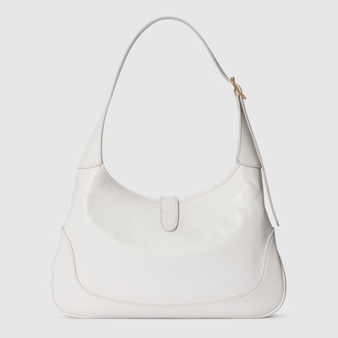GG Jackie 1961 medium shoulder bag in white leather