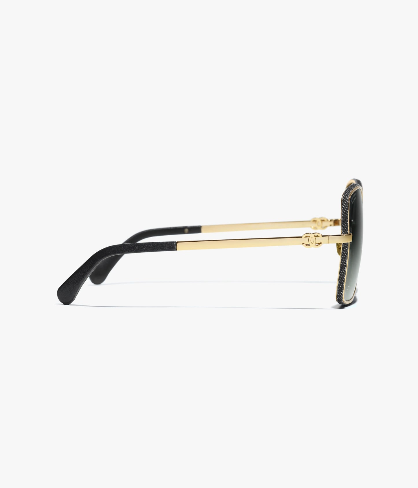 Quadratische Sonnenbrille Gold